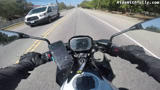 Ride To Point Mugu Missile Park | 2021 Kawasaki Z650 | Beginner | First Person | Motorcycle | 4K