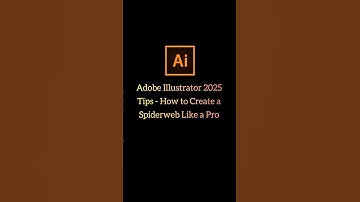 Adobe Illustrator 2025 Tips - How to Create a Spiderweb Like a Pro