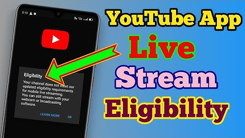 Live Stream Eligibility YouTube app ? how to enable Live Stream on YouTube -[100% Eligibility]