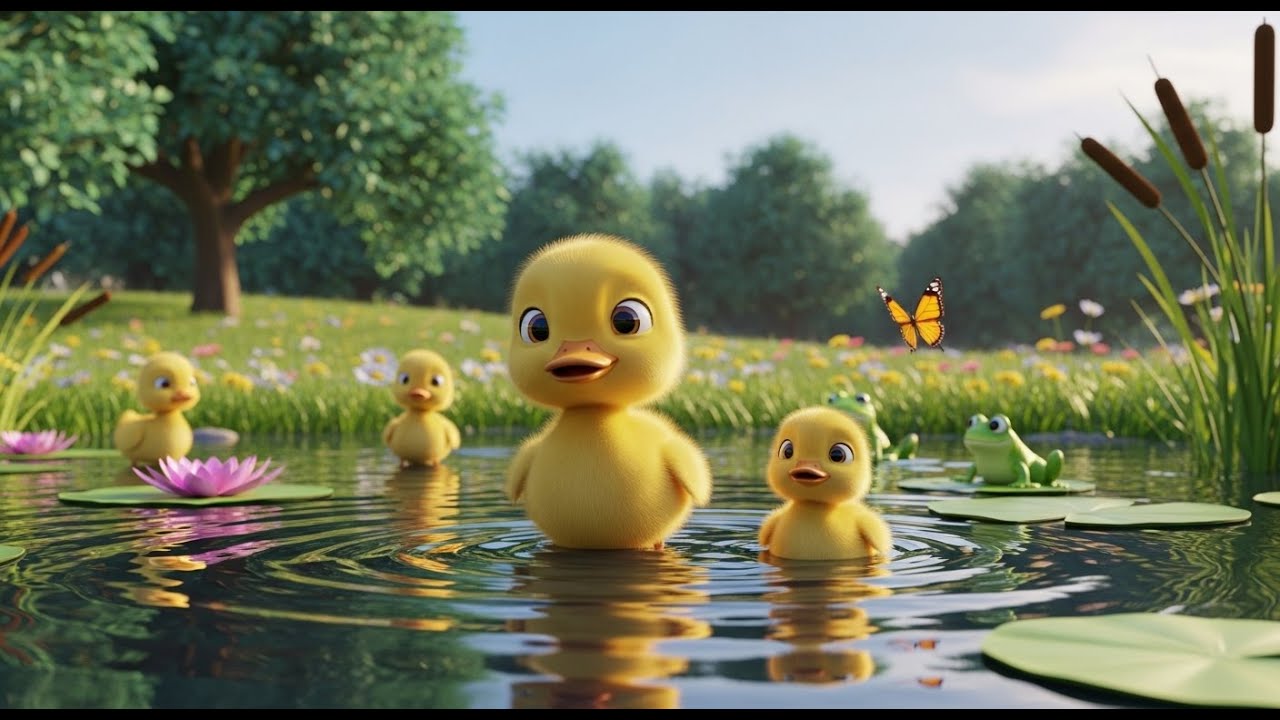 Duckie’s Day Out 🦆 | Fun Animal Adventure Rhyme for Kids | Nursery Rhymes & Songs for Children