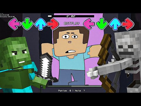 Minecraft: Order of the Sword in Friday Night Funkin be like PART 2