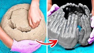 Fun And Easy Cement Crafts For Every Home || DIY Furniture And Decor Ideas