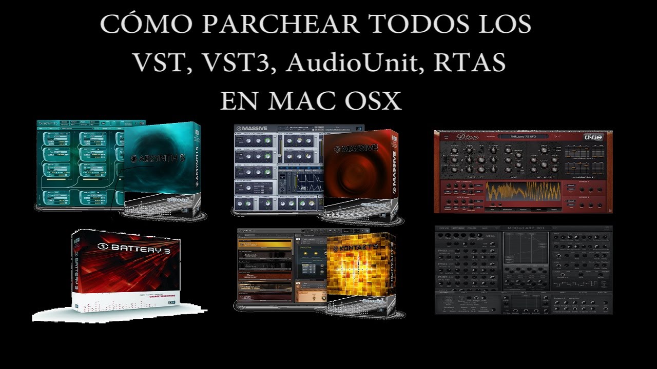 PARCHEAR VST, VST3, Audio Unit, RTAS EN MAC OSX 2016 - YouTube
