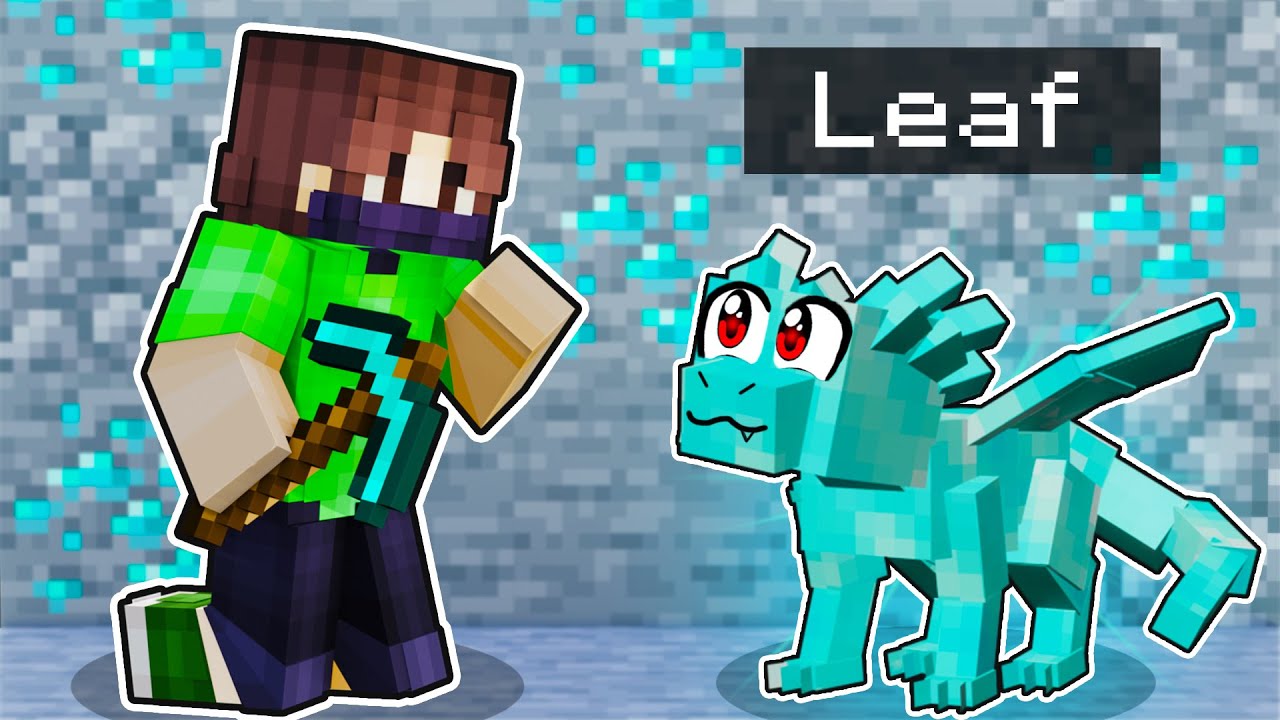 Playing Minecraft as a HELPFUL Diamond Dragon!