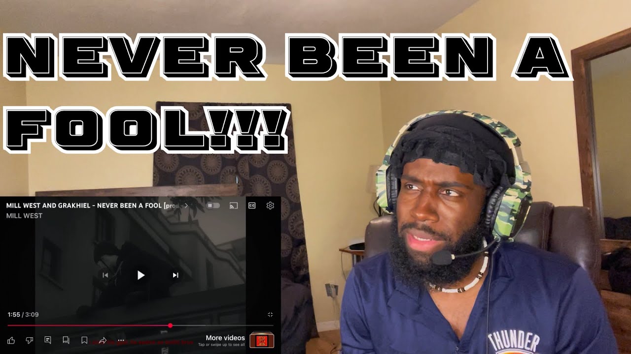 MILL WEST AND GRAKHIEL - NEVER BEEN A FOOL [prod. 1zxnda] Reaction!!!