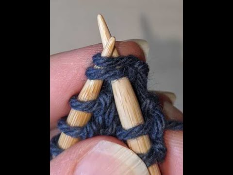 Knitting Techniques: k2tog (knit 2 together)