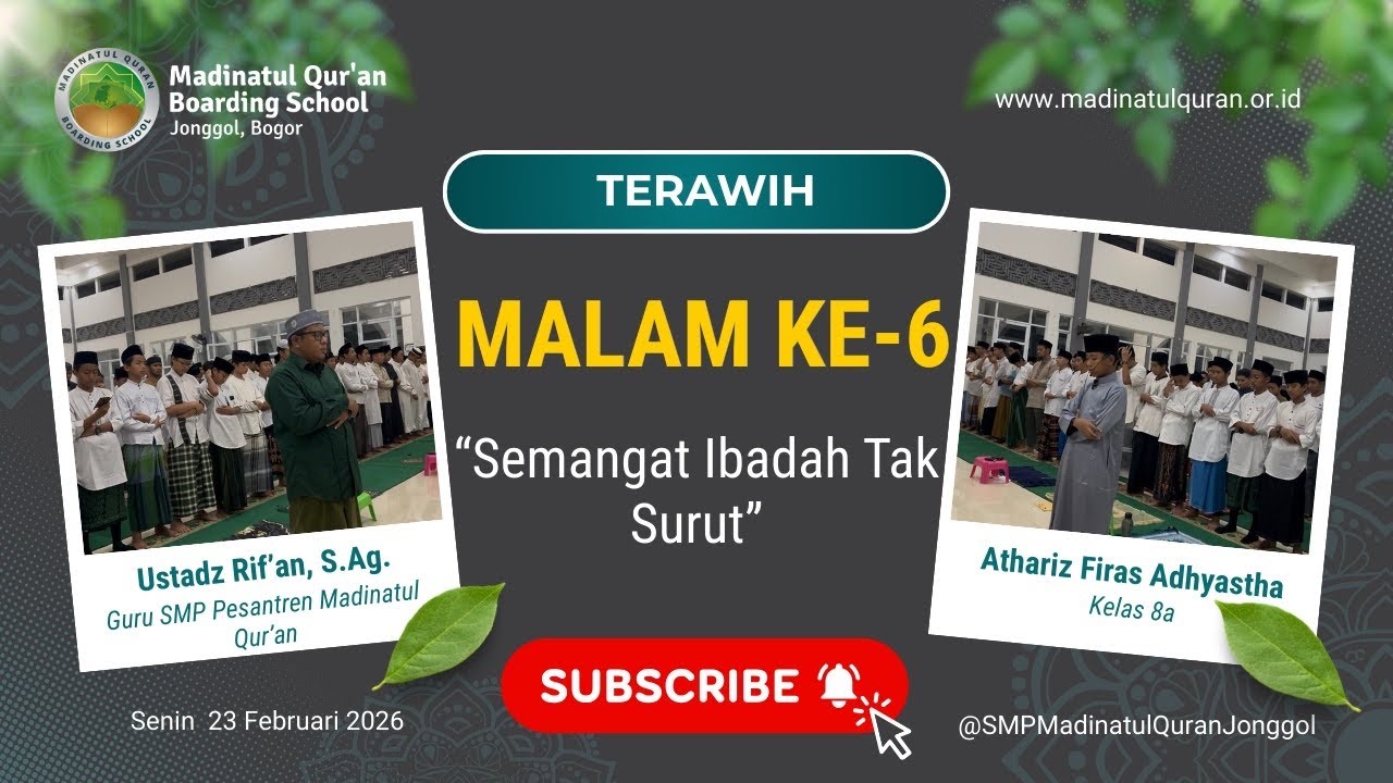 Tarawih Malam Kelima Ramadan 1447 H | Semangat Ibadah Tak Surut