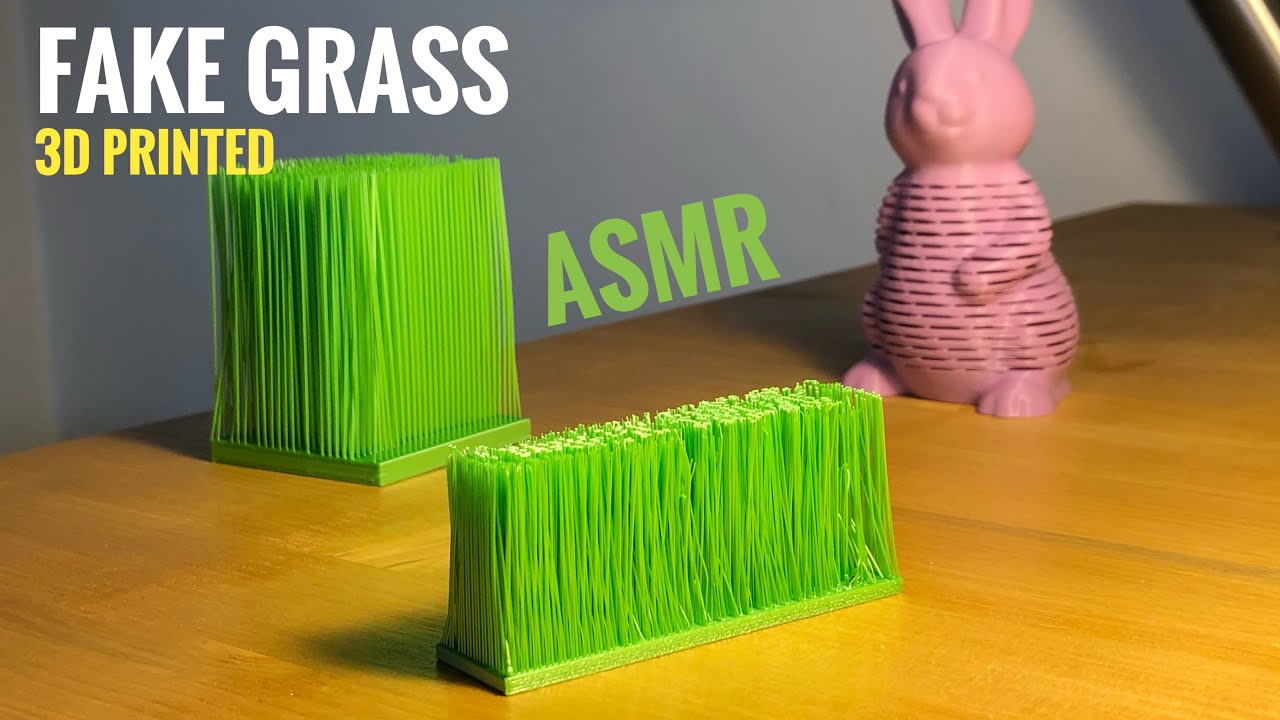 3D Printed Grass - ASMR - YouTube