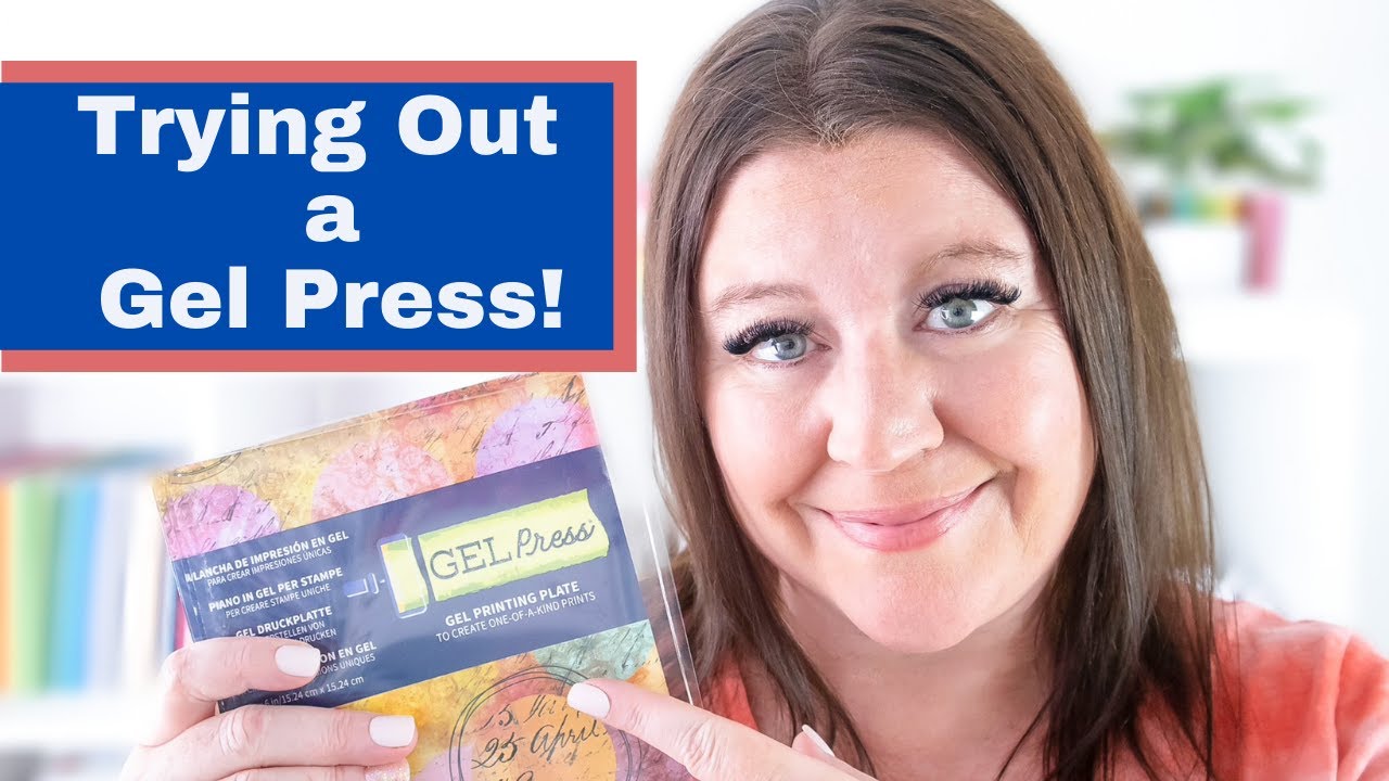 How to Use a Gel Press to Make Cards Lots of Techniques YouTube