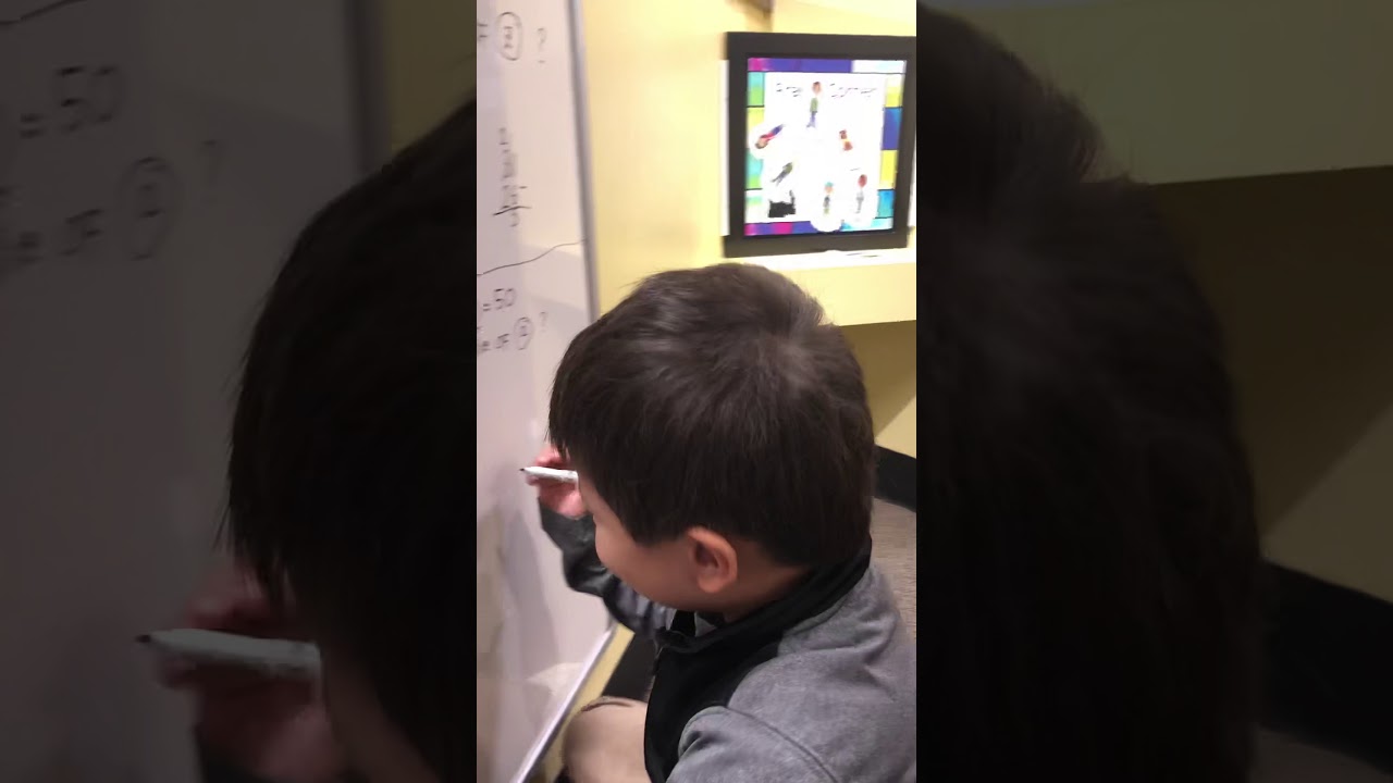 6 years old Friedrich with Algebra