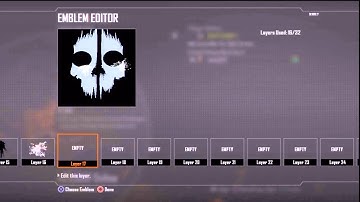 Black Ops 2 Call Of Duty Ghosts Emblem.