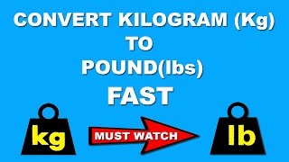 Fast Maths Trick to Convert Kg to pound in a Few Seconds in Mind - Hindi