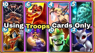 Using Only Troops! Castle Crush