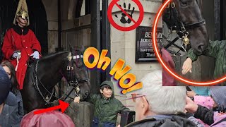 SHOCKING😳! POOR KID and This Happens At Horse Guard!😳