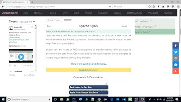 What is transformations and actions in the RDDs? | javapedia.net