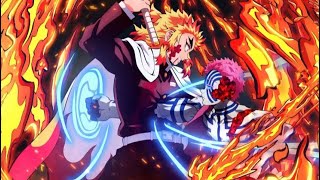 Demon slayer / rengoku vs akaza / (English dub) part 1