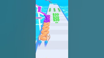 Donut 🍩 Stack 🥞 | Donuts Game 🎮 | iOS, Android, Mobile #shorts#Gaming#viral#trending