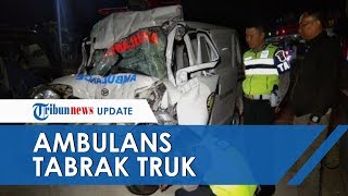 Ambulans Pengangkut Jenazah Tabrak Truk di Tol Pejagan Pemalang, 5 Orang Penumpang Ambulans Tewas