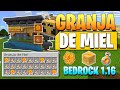 Minecraft Bedrock: GRANJA de MIEL 1.16 🍯 | Minecraft (PE, XBOX, PS4, SWITCH, WIN10)