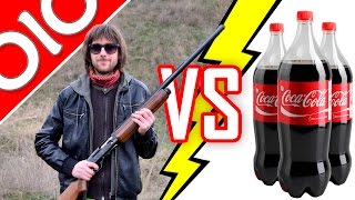 РУЖЬЁ против КОКА КОЛЫ. Что будет  если оружие vs COCA COLA? Серия 1 #olo