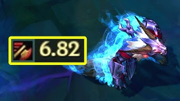 6.82 ATTACK SPEED WARWICK! New Attack Speed Record?! 3 Champions with 6+ AS!