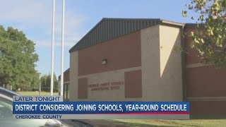 District considers joining schools, changing calendar year