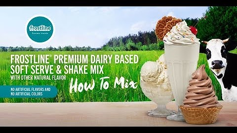 How To Mix Frostline Premium Dairy Mix