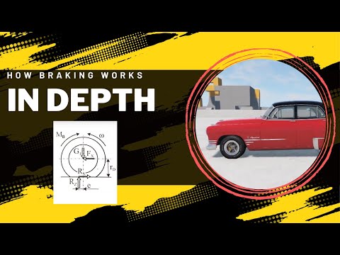How braking works in depth (force and torque analysis)