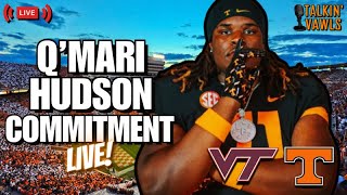4⭐️OT Q'Mari Hudson LIVE Commitment | Tennessee Vols Football