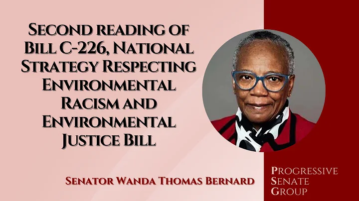 Senator Bernard speaks at second reading of Bill C-226 - May 16, 2023 (English feed)