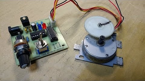 Unidad de Control de velocidad y sentido de giro, para Motor Paso a Paso Unipolar de 6 cables.