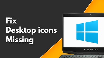 How to Fix Desktop icons Missing | Blank White Desktop Shortcut Icons