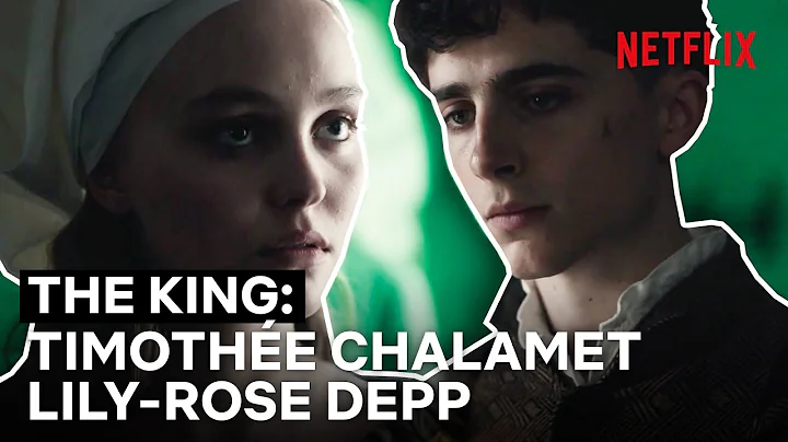 Timothe Chalamet and Lily-Rose Depp in The King: t...