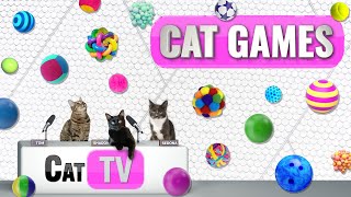 Cat Games | 🔵 Balls, 🔴 Balls, and More 🟡 Balls  | Cat TV Compilation | Dog TV screenshot 2