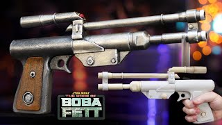 How to Make Boba Fett's Blaster Pistol - Star Wars The Book of Boba Fett - Free PDF Cosplay Template
