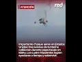 Impactante choque aéreo en Estados Unidos