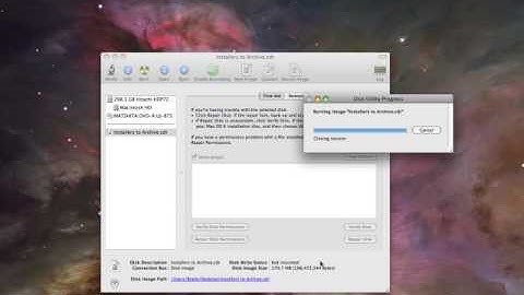 Using Macintosh Disk Utility Part 3