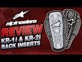 Alpinestars Nucleon KR-1i & KR-2i Back Protector Insert Review from Sportbiketrackgear.com