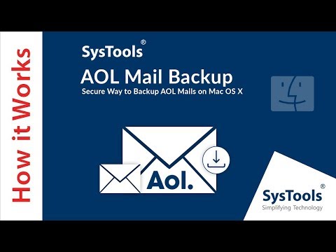 SysTools Mac AOL Резервное копирование | Резервное копирование электронной почты в Mac OS X