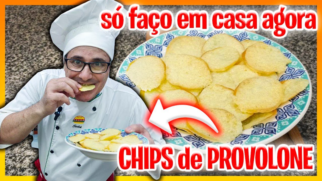 Provolone Chips - Faça você mesmo, é bem mais barato.
