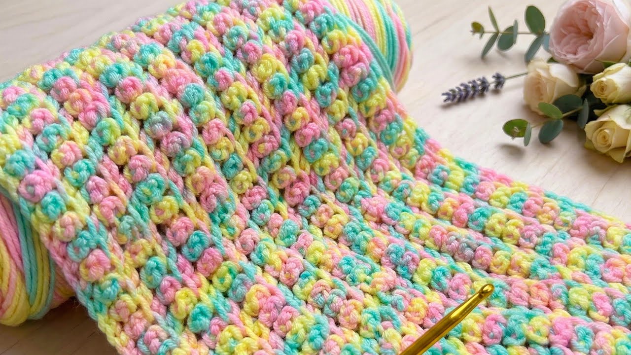 The Only Stitch You Need for Your Next Blanket, Scarf, or Bag! Beginner Friendly