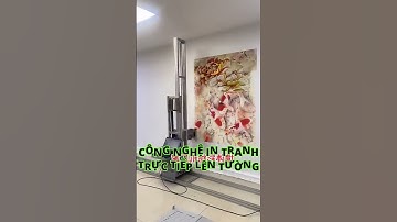 Công Nghệ In Tranh Trực Tiếp Lên Tường! #tap_hoa_tin_tuc_abu