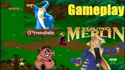 Young Merlin - Gameplay [Super Nintendo] Comentado