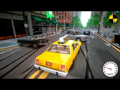 GTA 4 Crazy Taxi Crashes Ep 18