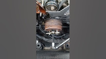 1989 Toyota Cressida harmonic balancer removal with rentalable puller.