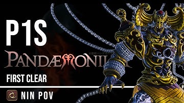 FFXIV Endwalker: Pandæmonium Asphodelos First Circle SAVAGE P1S First Clear | Ninja PoV