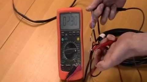 How to test underfloor heating with a multi meter