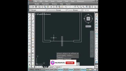How To Draw Sliding Door In AutoCAD #shorts #shortvideos #viralshortsvideo