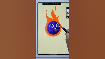 How To Draw Cute Character In Infinite Painter Tutorial (#shorts)