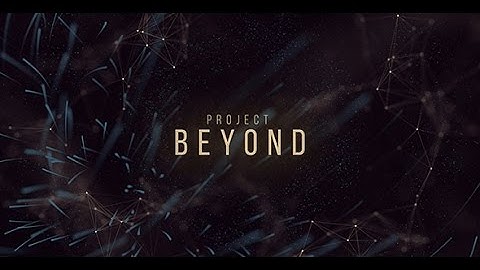 Beyond (After Effects template)